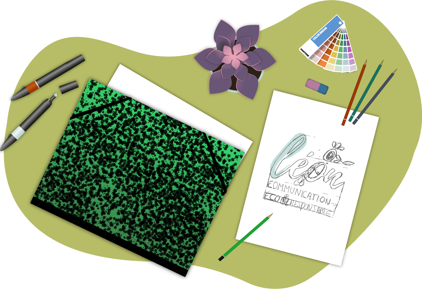 Illustration-Pochette-Dessin-Crayons