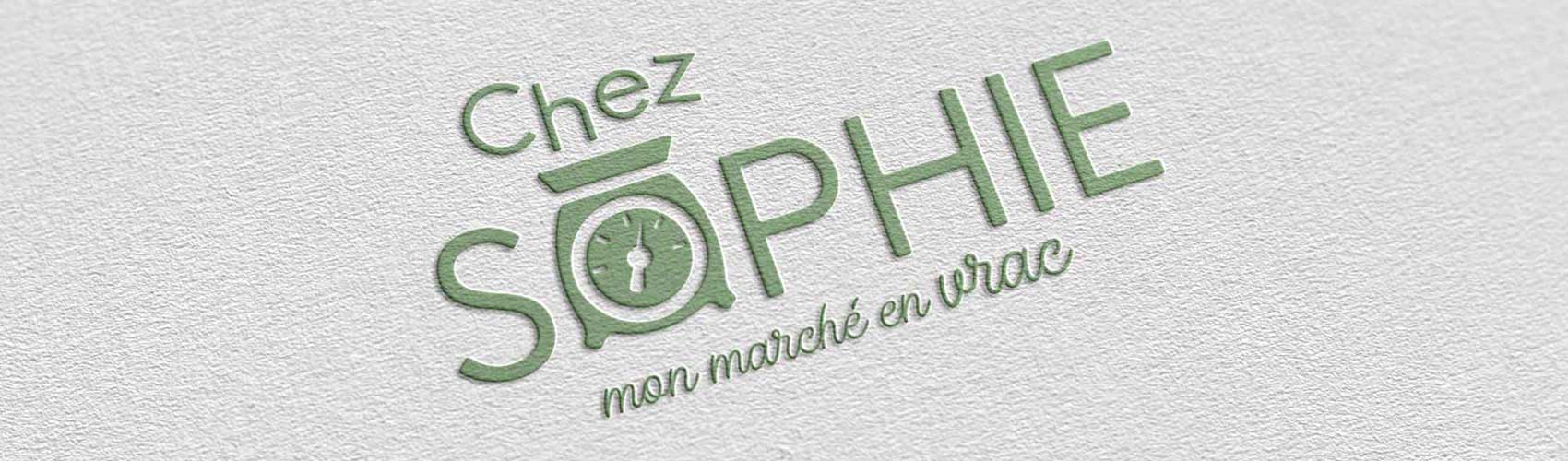 présentation projet identité visuelle Chez Sophie