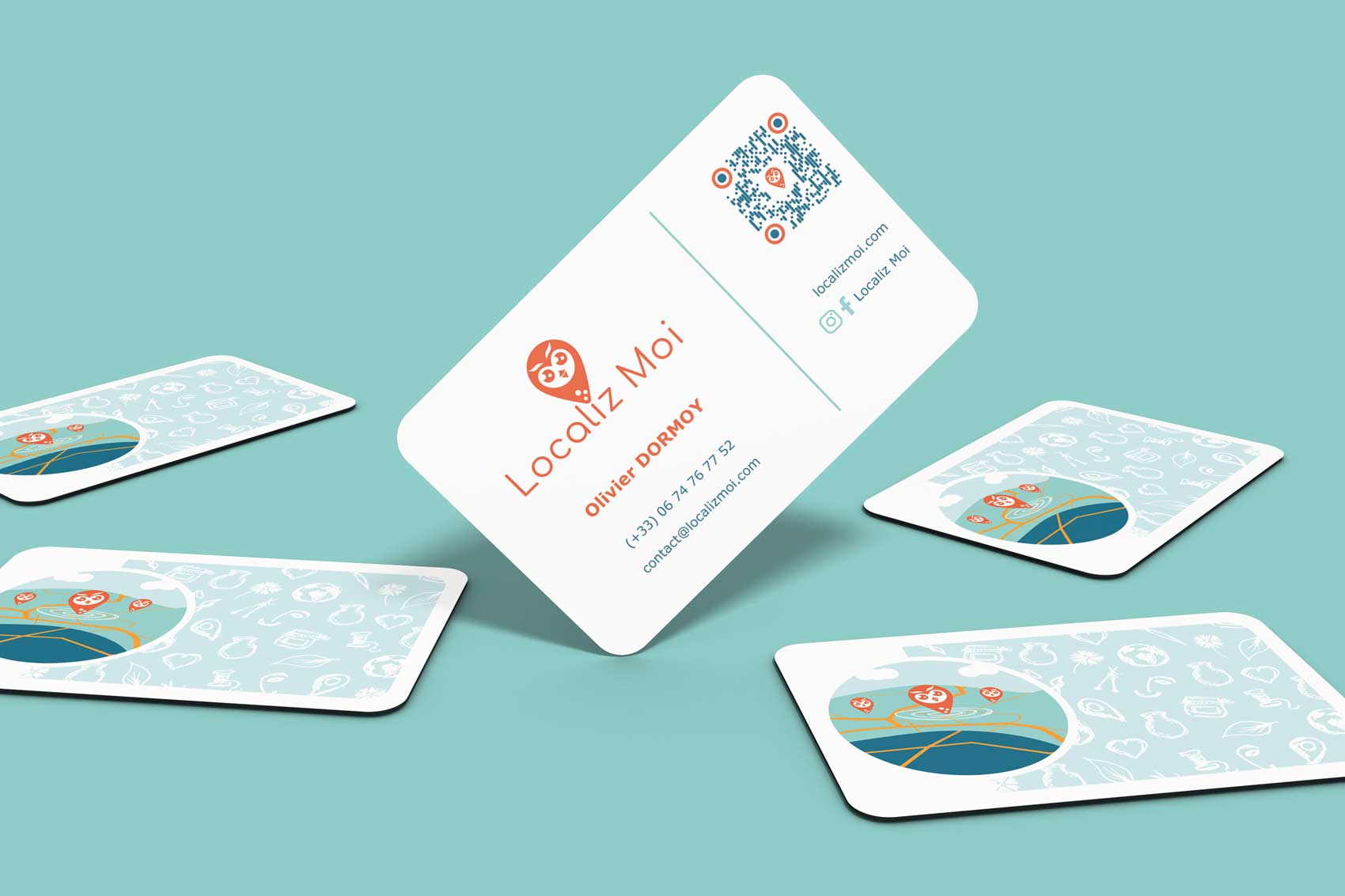 Cartes de visite Localiz Moi