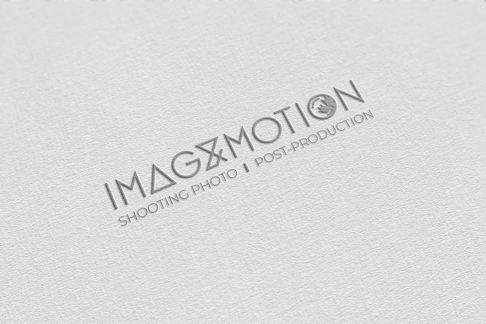 Logotype Imagemotioon horizontal gris