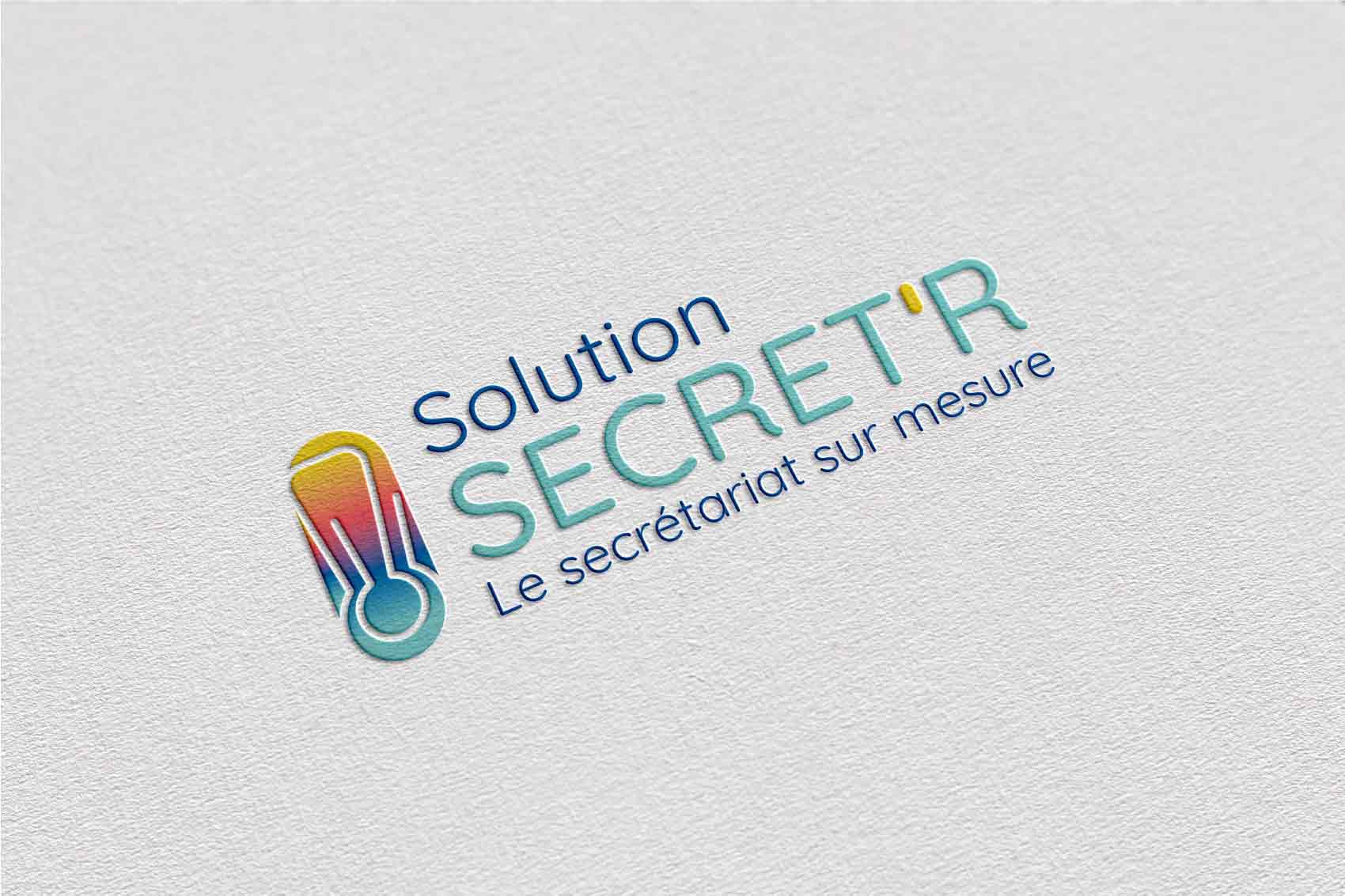 Mockup de présentation du logotype Solution Secret'R